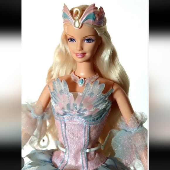2003 SWAN LAKE ODETTE BALLERINA SWAN PRINCESS Y2K BARBIE DOLL - Picture 4 of 12